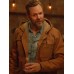 Animal Control 2023 Joel Mchale (Frank Shaw) Brown Cotton Jacket
