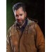 Animal Control 2023 Joel Mchale (Frank Shaw) Brown Cotton Jacket