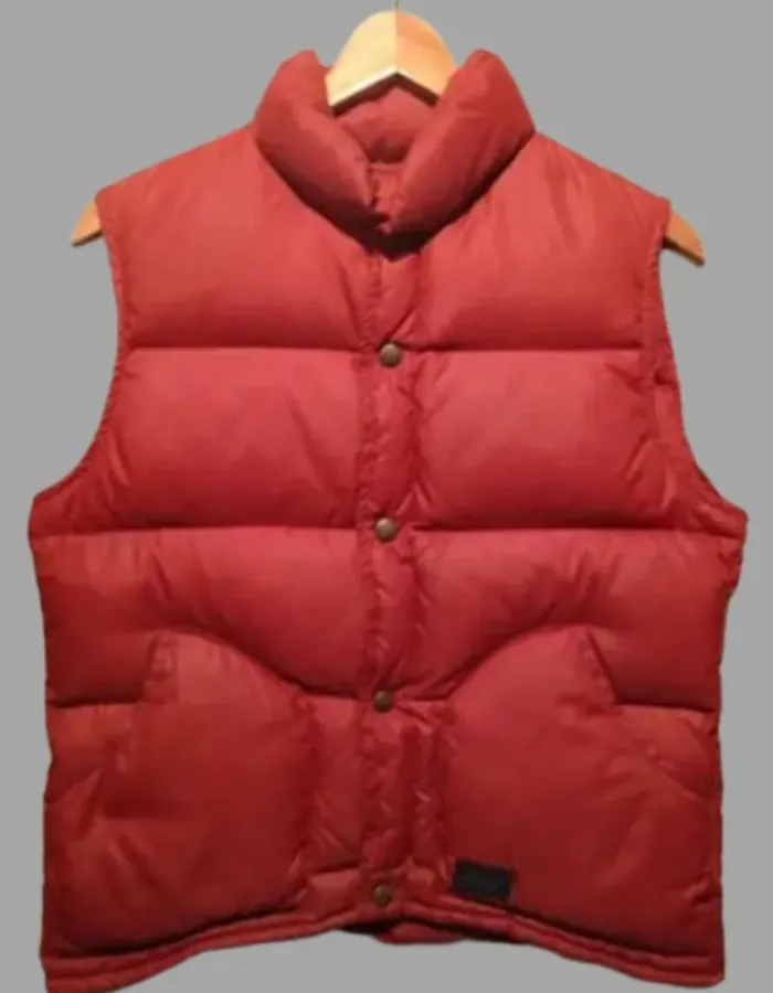 Back to the Future Michael Fox (Marty McFly) Puffer Red Parachute Vest