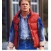 Back to the Future Michael Fox (Marty McFly) Puffer Red Parachute Vest