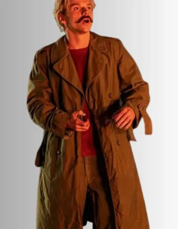 City on Fire Max Milner (Nicky Chaos) Brown Cotton Coat