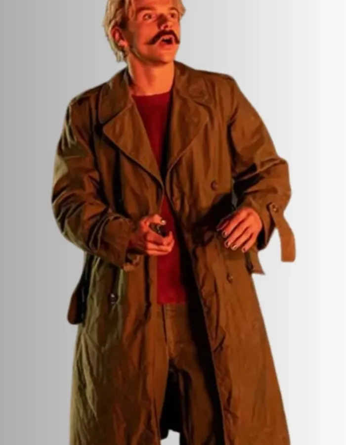 City on Fire Max Milner (Nicky Chaos) Brown Cotton Coat