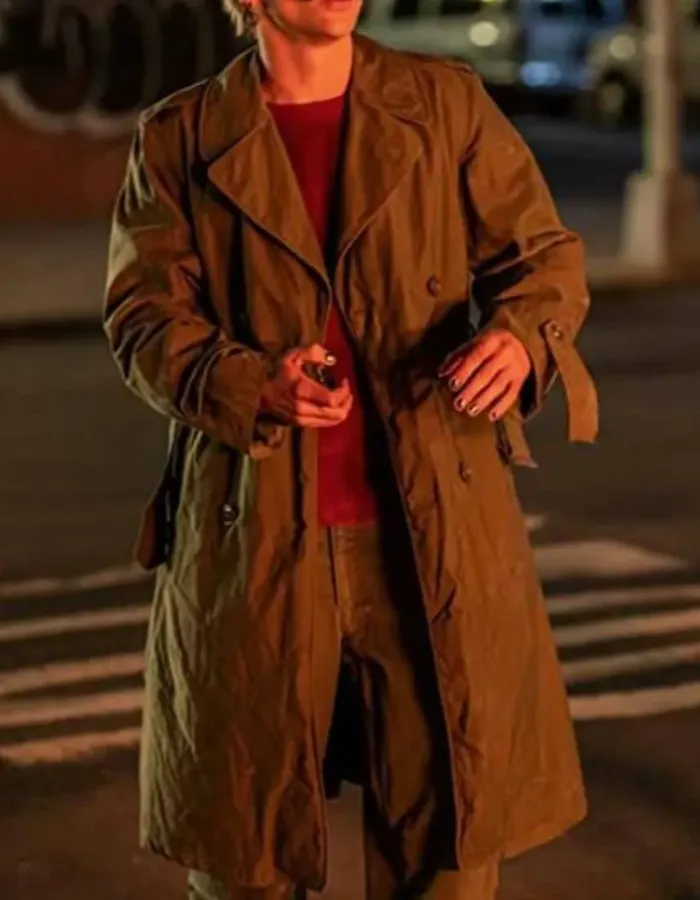 City on Fire Max Milner (Nicky Chaos) Brown Cotton Coat