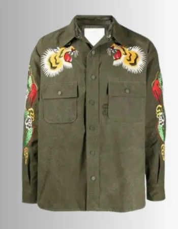 Fast X 2023 Ludacris (Tej) Green Embroidered Jacket