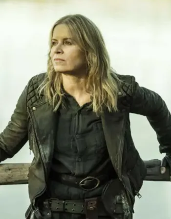 Fear the Walking Dead 2023 Kim Dickens (Madison Clark) Leather Jacket