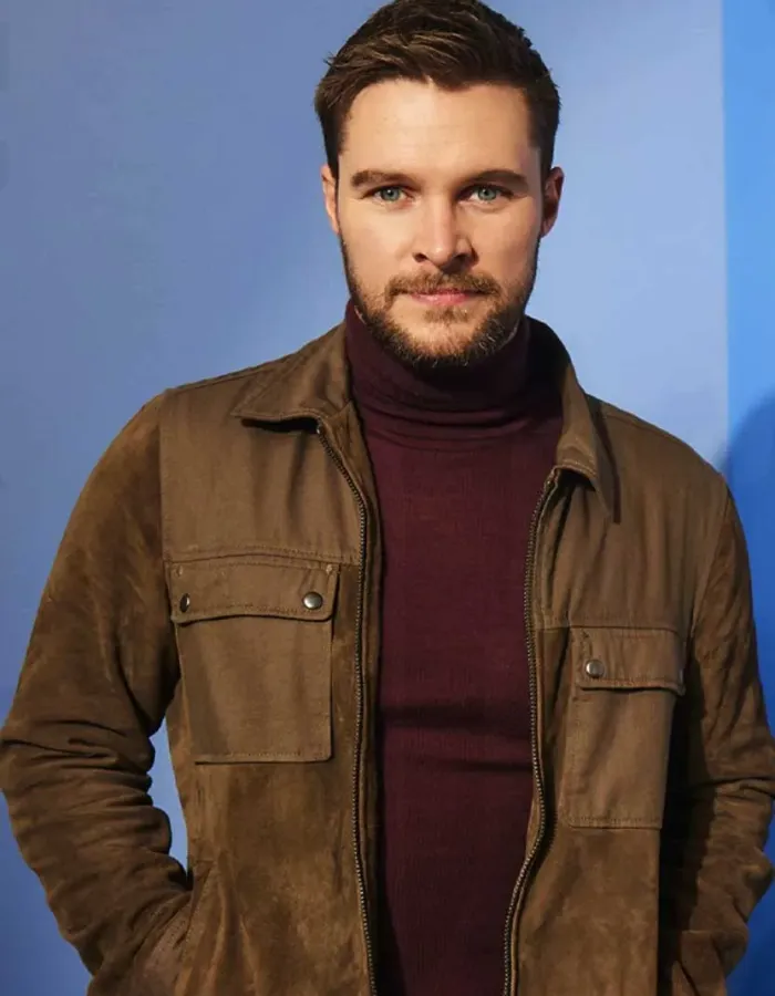 Flora and Son Jack Reynor (Ian) Brown Suede Leather Jacket