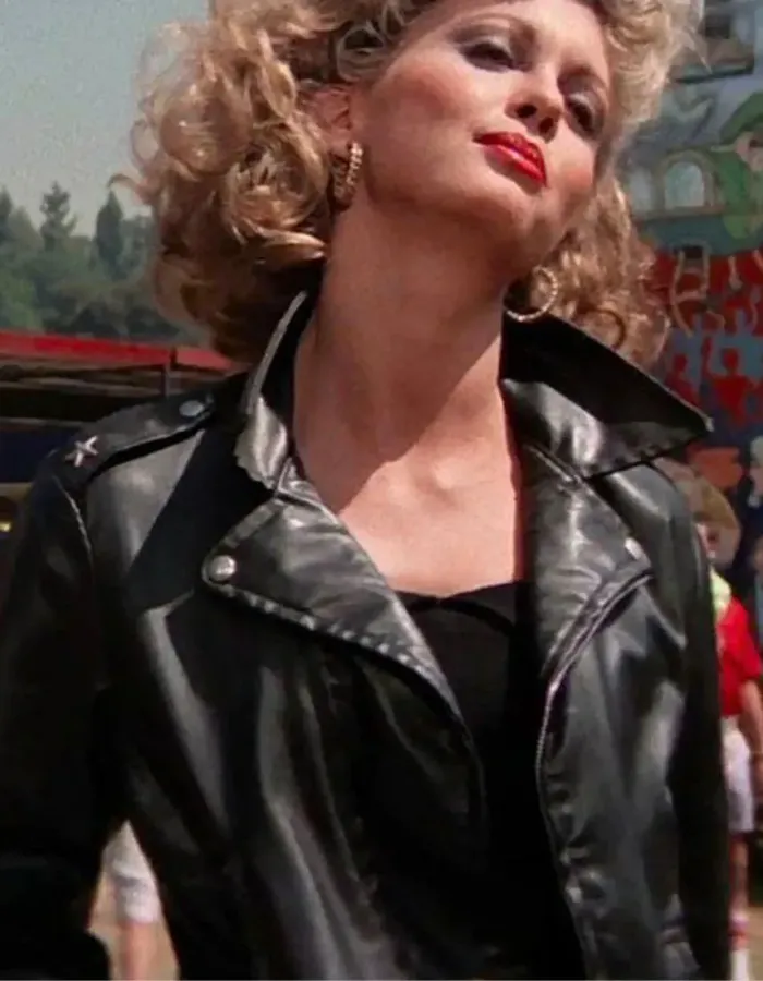 Olivia Newton-john Sandy Olsson Grease Leather Jacket Olivia Newton-john Sandy Olsson Grease Leather Jacket