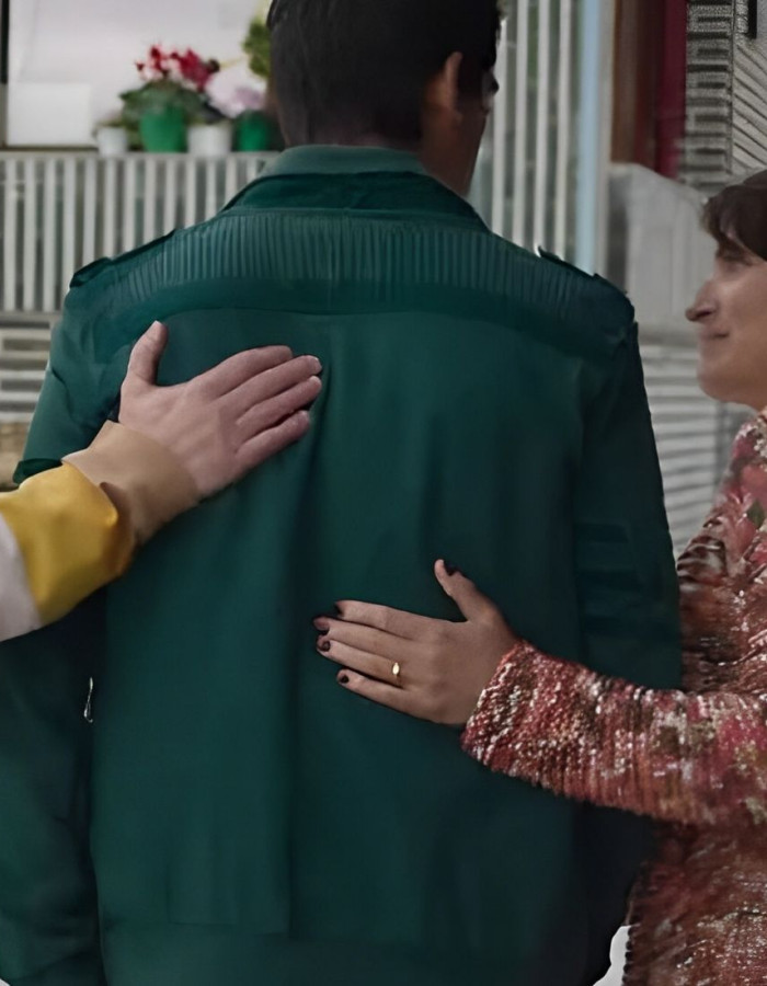 In Love All Over Again 2023 Albert Salazar (Fer) Green Cotton Jacket
