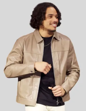 Ironheart Tv Series Anthony Ramos Beige Leather Jacket