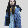 M3gan Violet McGraw (Cady) Blue Puffer Parachute Jacket