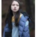 M3gan Violet McGraw (Cady) Blue Puffer Parachute Jacket