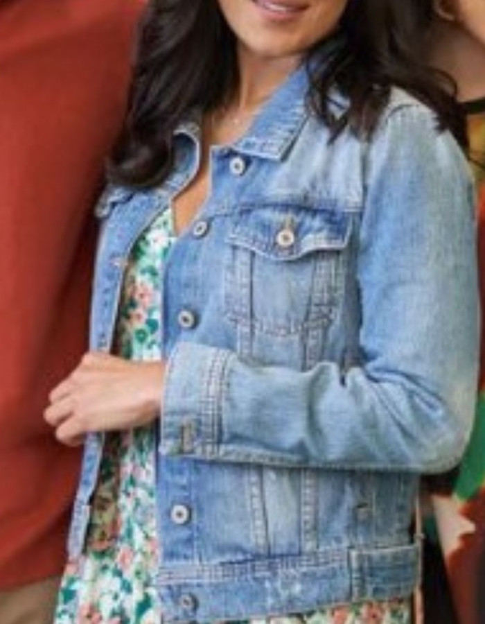 A Pinch of Portugal Heather Hemmens (Anna) Blue Denim Jacket