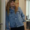 Poker Face 2023 Natasha Lyonne (Charlie Cale) Blue Denim Jacket