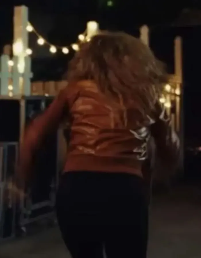 Poker Face 2023 Natasha Lyonne (Charlie Cale) Brown Leather Jacket
