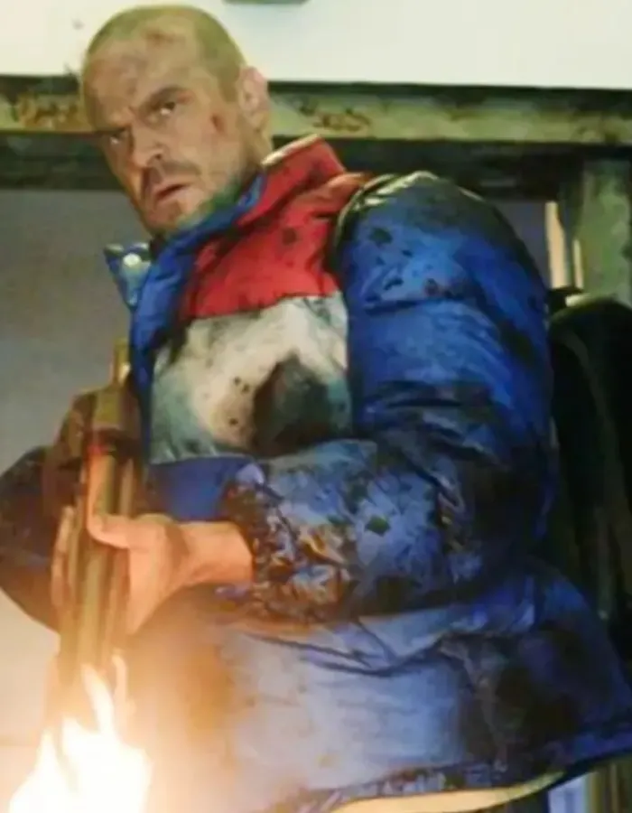 Stranger Things S04 David Harbour (Jim Hopper) Puffer Parachute Jacket Stranger Things S04 David Harbour (Jim Hopper) Puffer Parachute Jacket