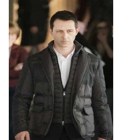 Succession Jeremy Strong Kendall Roy Puffer Jacket