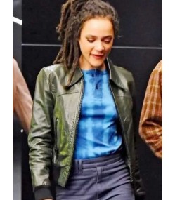 The Crowded Room 2023 Sasha Lane (Ariana) Black Leather Jacket