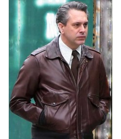 The Crowded Room 2023 Thomas Sadoski (Matty Dunne) Brown Leather Jacket