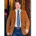 The Crowded Room 2023 Will Chase (Marlin Reid) Brown Velvet Blazer