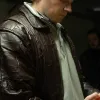 The Gold 2023 Jack Lowden (Kenneth Noye) Brown Leather Jacket