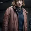The Gold Charlotte Spencer (Nicki Jennings) Brown Leather Coat The Gold Charlotte Spencer (Nicki Jennings) Brown Leather Coat
