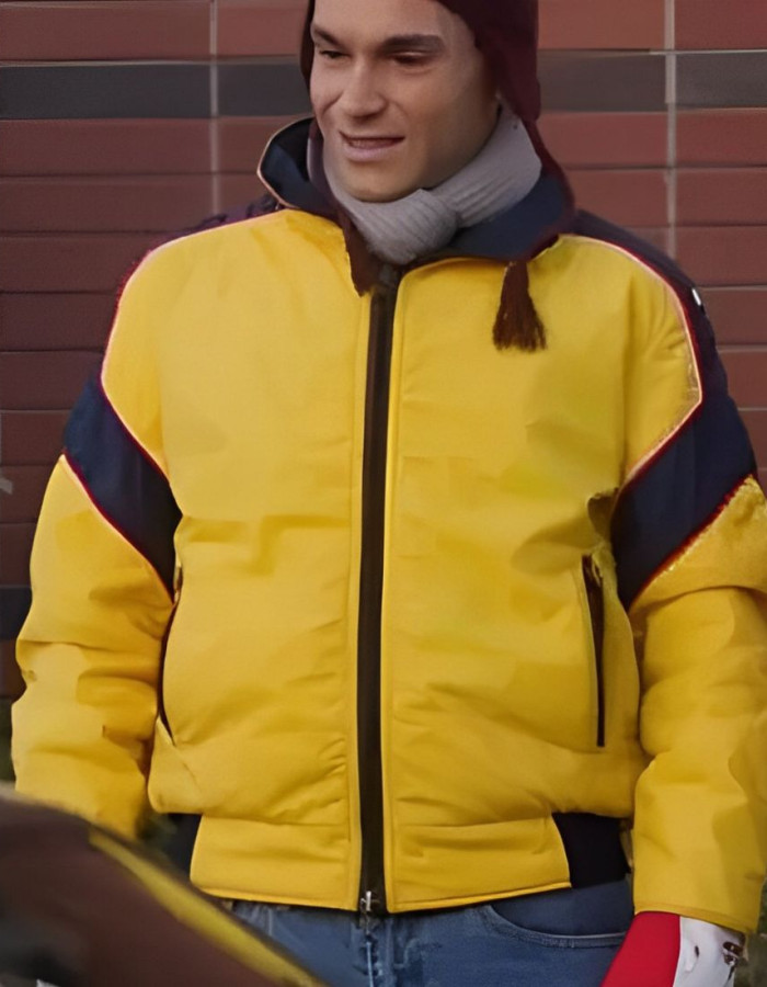 The Goldbergs S7 Troy Gentile (Barry Goldberg) Yellow Parachute Jacket The Goldbergs S7 Troy Gentile (Barry Goldberg) Yellow Parachute Jacket
