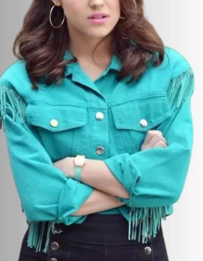 The Goldbergs S1 Hayley Orrantia (Erica Goldberg) Blue Denim Jacket