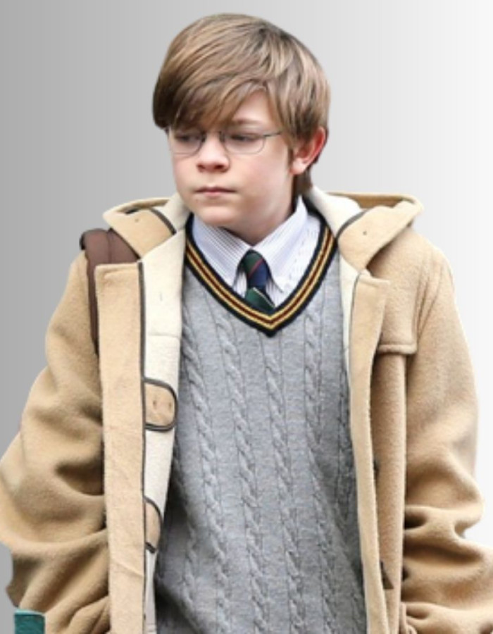 The Goldfinch Oakes Fegley (Young Theo Decker) Beige Fleece Coat The Goldfinch Oakes Fegley (Young Theo Decker) Beige Fleece Coat