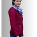 The Wedding Veil Inspiration 2023 Kacey Rohl (Lily) Maroon Wool Jacket