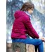 The Wedding Veil Inspiration 2023 Kacey Rohl (Lily) Maroon Wool Jacket