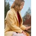 The Wedding Contract Becca Tobin (Rebecca) Yellow Wool Coat