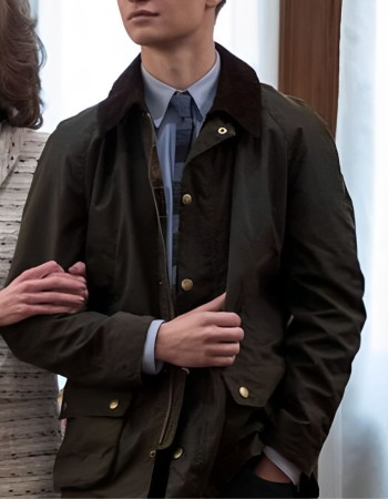 The Goldfinch Ansel Elgort (Adult Theo Decke) Black Cotton Jacket