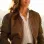 Top Gun Maverick Jennifer Connelly (Penny Benjamin) Brown Satin Jacket