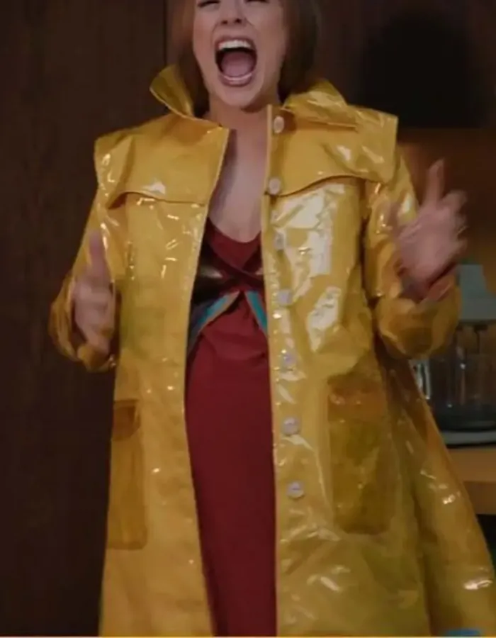 Wanda Vision Elizabeth Olsen (Wanda Maximoff) Yellow Parachute Coat Wanda Vision Elizabeth Olsen (Wanda Maximoff) Yellow Parachute Coat