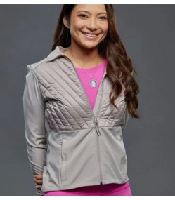 Winning Team 2023 Nadia Hatta (Emily Chen) Grey Satin Jacket
