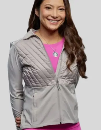 Winning Team 2023 Nadia Hatta (Emily Chen) Grey Satin Jacket