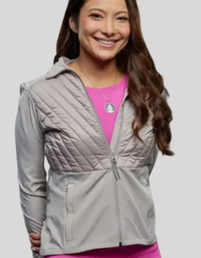 Winning Team 2023 Nadia Hatta (Emily Chen) Grey Satin Jacket Winning Team 2023 Nadia Hatta (Emily Chen) Grey Satin Jacket