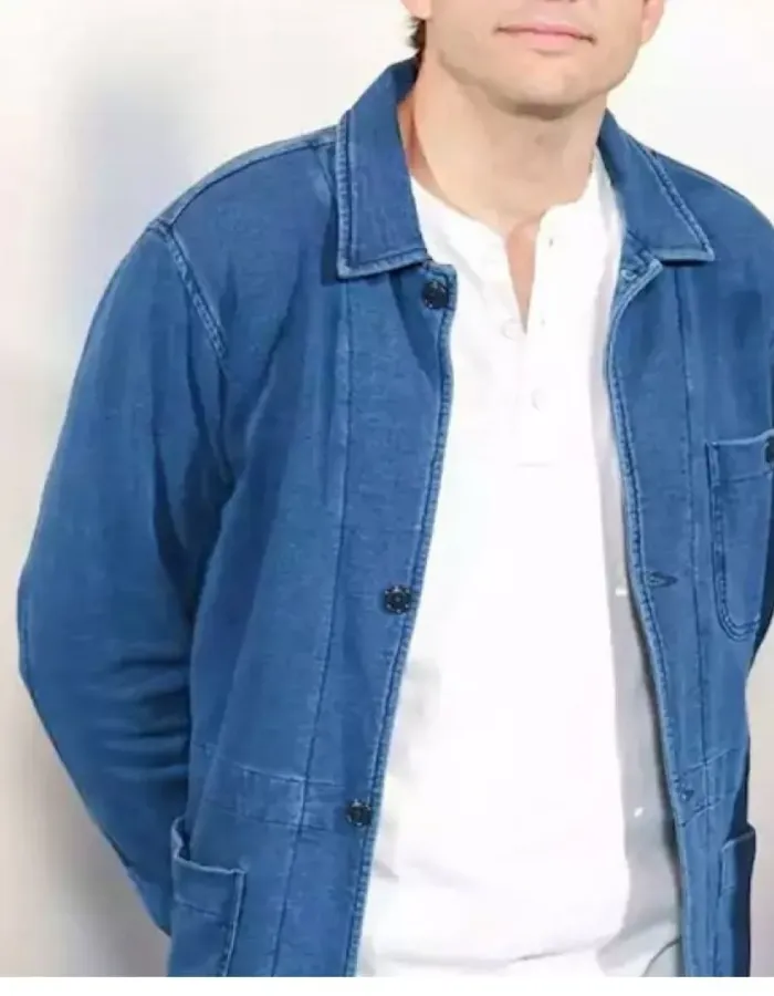 Your Place or Mine 2023 Ashton Kutcher (Peter Coleman) Denim Jacket