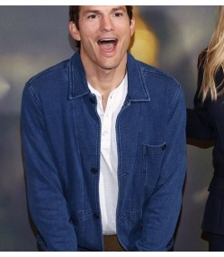 Your Place or Mine 2023 Ashton Kutcher (Peter Coleman) Denim Jacket