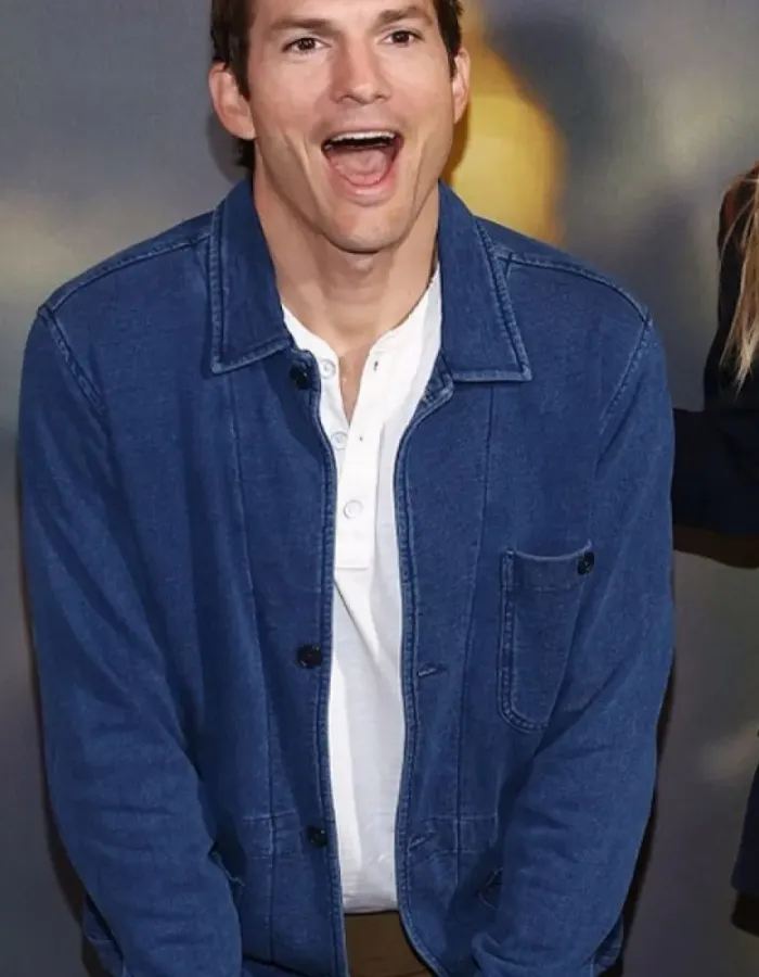 Your Place or Mine 2023 Ashton Kutcher (Peter Coleman) Denim Jacket