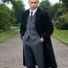Peaky Blinders Finn Cole (Michael Gray) Black Wool Coat Peaky Blinders Finn Cole (Michael Gray) Black Wool Coat