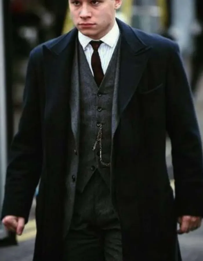 Peaky Blinders Finn Cole (Michael Gray) Black Wool Coat Peaky Blinders Finn Cole (Michael Gray) Black Wool Coat