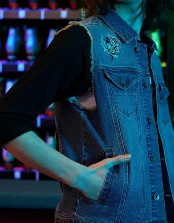 Our Universe Stranger Things Joseph Quinn (Eddie Munson) Denim Vest