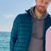 A Pinch Of Portugal 2023 Luke Mitchell (Russ) Blue Puffer Jacket