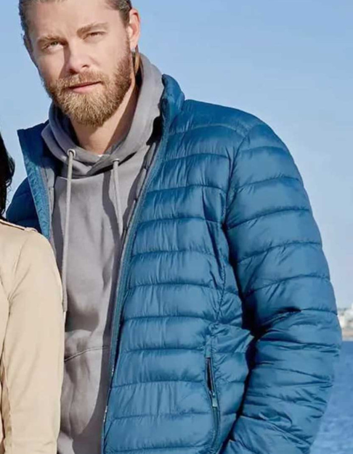 A Pinch Of Portugal 2023 Luke Mitchell (Russ) Blue Puffer Jacket