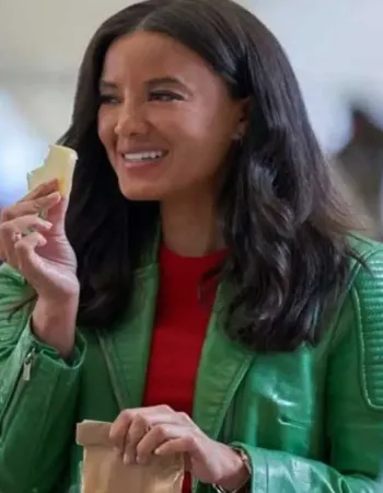 A Pinch of Portugal 2023 Heather Hemmens (Anna) Leather Jacket