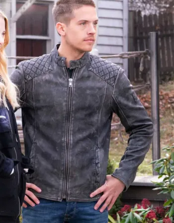 Beautiful Disaster Dylan Sprouse (Travis Maddox) Black Leather Jacket