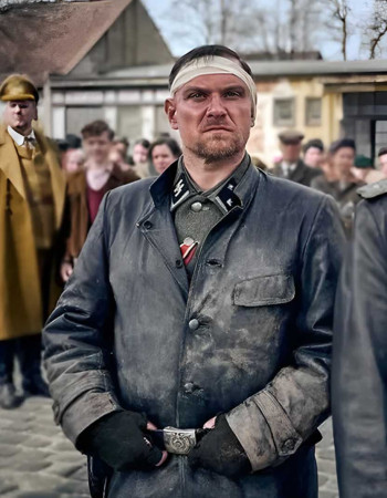 Blood & Gold 2023 Florian Schmidtke (Dorfler) Black Leather Jacket