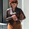 Book Club: the Next Chapter 2023 Jane Fonda (Vivian) Leather Jacket