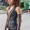 Deadpool 2 Zazie Beetz (Domino) leather Vest Deadpool 2 Zazie Beetz (Domino) leather Vest